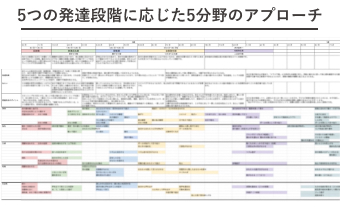 育脳の年次計画表